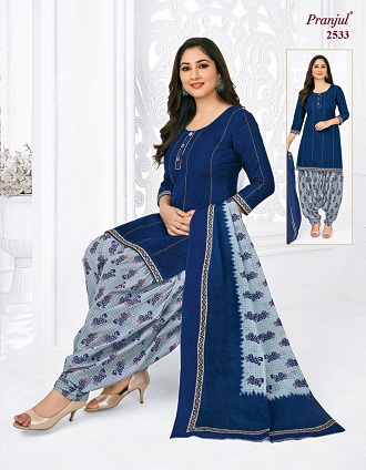 Pranjul priyanshi vol 25 cotton readymade dress in wholesale