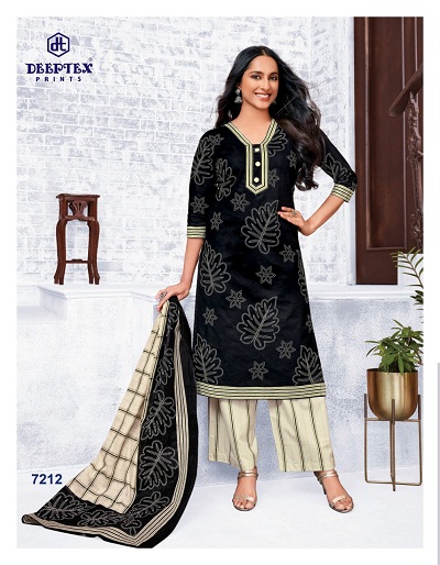 Deeptex Miss India Cotton Suit Dress Material Vol 73