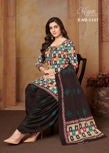 Buy Mayur Kiyana Vol 1 Designer Pure Cotton Printed Dress Materials.